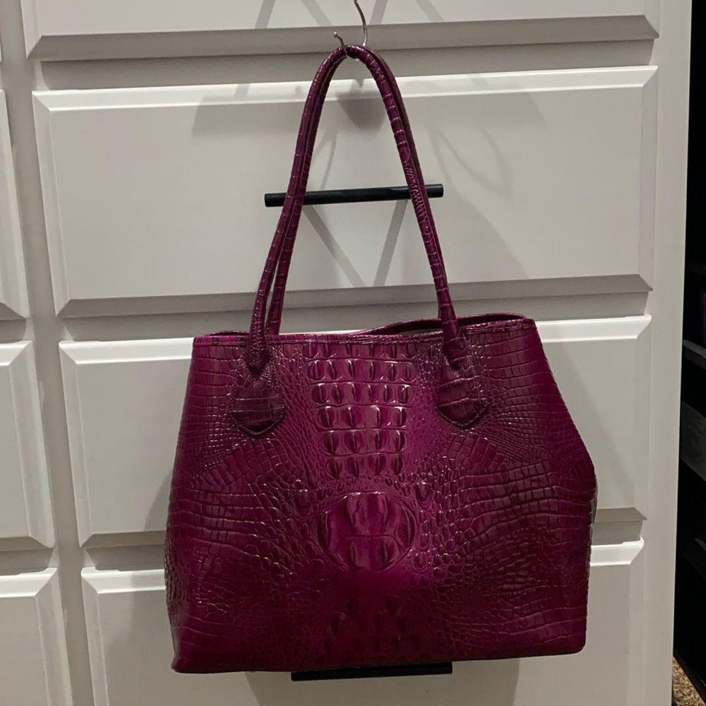 Vintage Brahmin Wisteria Anytime Tote